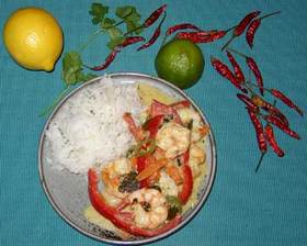 Limetten-Garnelen-Curry