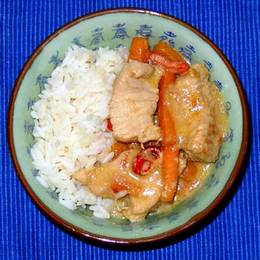 Hühnchen Curry Burma Art
