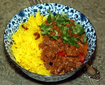 Rogan Josh mit Rind
